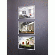 Signalétique sur câble à LED - Module porte-affiche A4 - Kit de 5 formats A4 verticaux - Réf CT7011_3