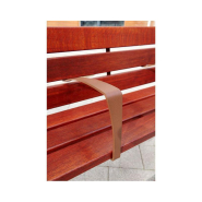 Accoudoir central pour banc Silaos® - Réf : 209629.Gpro - 2 kg, longueur 30 mm et épaisseur 8 mm_3