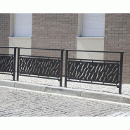 Barrière VENISE avec tôle décorative_3