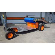 Récolteuse automotrice sur roues 8000 Foglia - Ortomec Srl - largeur de tête de récolte 120 à 180 cm - pour jeunes pousses, roquette, épinards_3