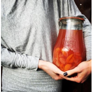 Bocaux en verre WECK Corolle® 2700 ml - Ø 100 mm - avec couvercles en verre et joints (clips non inclus) - WN000020_3