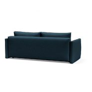 INNOVATION LIVING - Canapé convertible Tripi Argus Navy Blue 150x200 cm à ouverture assistée, avec rangement_3