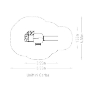 Structure multi- jeux 2 à 5 ans - Unimini Gerba - 8046715 - Hags_3