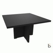Table de réunion carrée TAK- Mobel Linea - Noir_3
