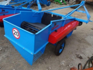 Arracheuse de pommes de terre Krukowiak aligneuse 1 rang eco 70 - Occasion - Tapis à barreaux gainés caoutchouc 70cm_3