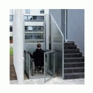 Élévateur PMR fixe LP8 - course jusqu'à 3000 mm - pour ERP - utilisation extérieure_3