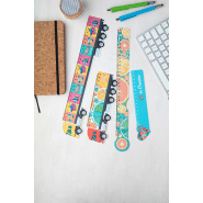 Règle flexible personnalisable 15 cm en plastique - Forme cœur - Marquage UV LED inclus_3