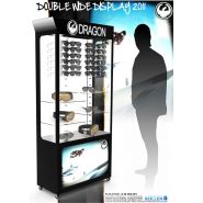 Caisson lumineux - meuble présentoir - seiller - en plastique, en métal_3