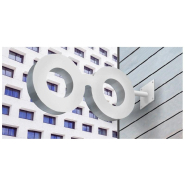 Enseigne drapeau optique LED - Éclairage programmable et garantie 3 ans_3