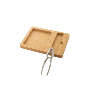 Set casse-noix - plateau en bambou et casse-noix en métal - livré dans une boîte en papier kraft_3