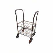 Chariot de transport ergonomique pour bouteille d'oxygene S2 et B5 O²Cart - CHAROXY_3