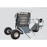 Chargement autonome de la dérouleuse pailleuse grâce au bras intégré