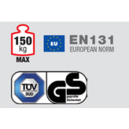 Échelle transformable 2 plans - AH-ATL-TSA5 - 2x8 échelons, 2,44m repliée, 4,12m déployée_3