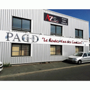 Enseigne lettres découpées Dibond option rétroéclairage lumineux - Jaune, Lettres_3