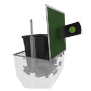 Système de collecte de déchets enterrés  - à chargement latéral - INTEGRA_3