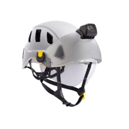 Casque de protection PETZL Strato Vent blanc - léger, ventilé, modularité des accessoires_3