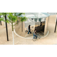 Parking vélo automatisé sécurisé avec accès RFID à faible encombrement pour vélos - Jusqu'à 120 vélos - Version tour - Wöhr BIKESAFE_3