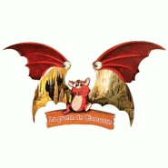 Magnet publicitaire personnalisable - Modèle chauve-souris en MDF avec impression quadrichromie_3