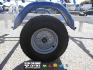 Porte-bateau pneumatique - SW265 - PTAC : 500Kg - 1 essieu - Référence D2413 - Patins_3