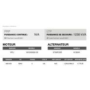 AT-1240 50 Hz triphasé groupe électrogène en container - Inmesol - 1230 kVA - moteur MTU et alternateur Stamford_3