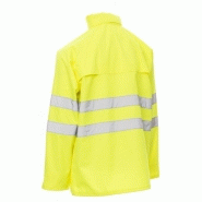 Veste de pluie haute visibilité - Hurricane Jacket orange fluo 02001S - bandes 3M et coutures thermo-soudées_3