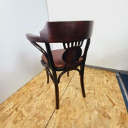 Chaise en bois Hutten d'occasion - style bistrot classique, robuste et intemporel - assise en bois ou rotin tressé_3