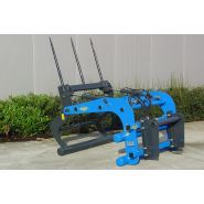 Pbc - pince mixe pour balles enrubannees et autres - atelier robert sa - 3 dents forgées de 45 mm de diamètre - 1,40m largeur des mâchoires_3