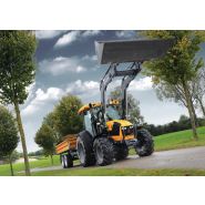 Tracteur agricole Deutz Fahr avec options de jumelages de pneus variés