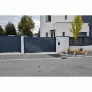 Portail coulissant persienne - 3500 / 1400_3