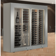 Vitrines à vins modulaires pour exposition et conservation - Large gamme de combinaisons et finitions_3