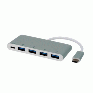 ROLINE Hub USB 3.2 Gen 1, 4 ports, type C, 1 port PD_3