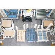 Hybrid AC 420 - Palettiseur à alimentation par le haut avec palette fixe - Clevertech France_3