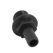 Raccord annelé - Droit - M 3/4