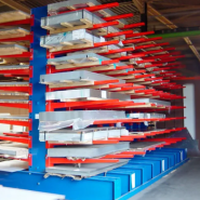 Rayonnage cantilever lourd, idéal pour le stockage de matériaux de construction, articles en vrac et produits métallurgiques - Capacité de  50Kg à 2 500kg /Bras_3