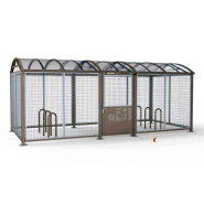 Appui vélos trombone Ø50mm - acier galvanisé ou peint - ref : 201057.Gpro_3