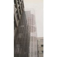 Escalier hélicoïdal encage Ysocagetole - Ysofer Esca - passage 1UP ou 2UP - marches vissées et cage en tôle perforée_3