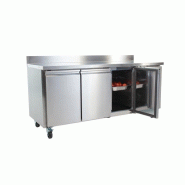 Table réfrigérée positive 3 portes Série U avec dosseret 417L UA065 Polar_3