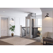 Ascenseur domestique sans gaine - design raffiné et grandes parois vitrées - Pollock Residential_3
