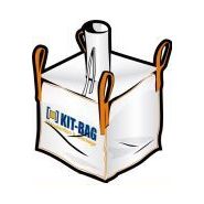 Big bag 1 m3 - Palette complète 330 pièces - Fond plat, goulottes, charge utile 1500 kg_3