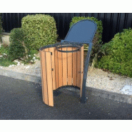 Corbeille OKOUME 120 Litres stratifié compact_3