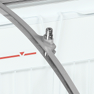 Congélateur coffre avec couvercles coulissants vitrés bombés - 481 L | Tefcold - IC551SCEB_3