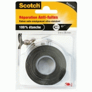 Ruban de réparation SCOTCH - auto-amalgamant noir 3 m x 25 mm - 100 % étanche et anti-fuites_3
