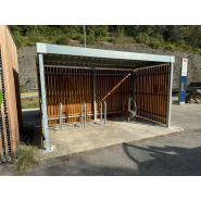 Abri vélo en bois Thermowood - BOSQUET - Durable, modulable et personnalisable_3