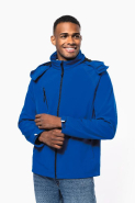 Veste softshell homme à capuche amovible - Kariban - Réf: K413 - Respirante, imperméable et micropolaire_3