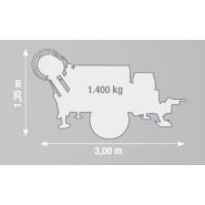 VM 3000 DC - Treuil hydraulique Volta pour pose de câbles souterrains et tirage max. 3500 daN_3
