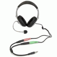 StarTech Adaptateur pour casque avec prises pour écouteur et_3