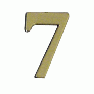 Chiffre autocollant doré - 7_3