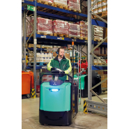 Chariot préparateur de commande au sol Mitsubishi Velia ES OPB20N2 - 2000 kg, électrique, ergonomique et polyvalent_3