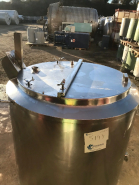 Cuve inox d'occasion 500 litres avec demi-canne et isolation thermique - référence : c5197_3