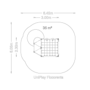 Structure multi-jeux 5 à 12 ans - Uniplay Ficcorenta 8061750 - Poteaux et panneaux bois - Fondation à enterrer - Hags_3